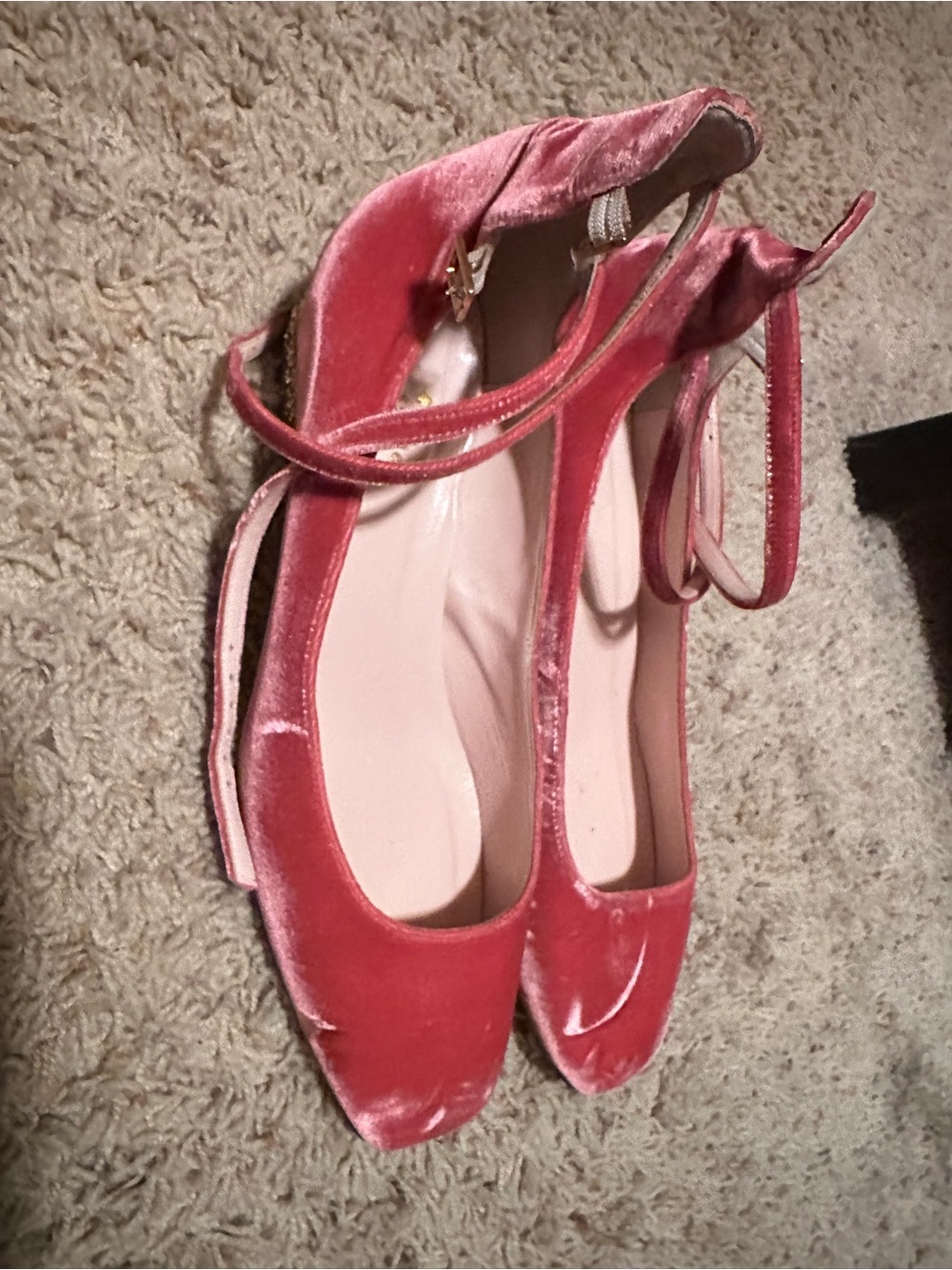 kate spade Rose Velvet Slingback Heels